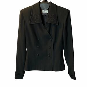 Kasper For A.S.L. Double Breasted Jacket Size 4